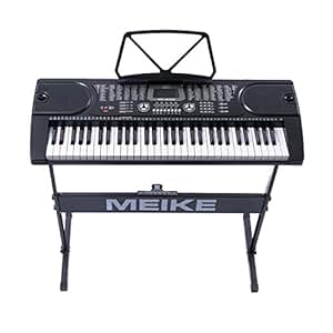 美科多功能电子琴61键智能教学跟弹初学者入