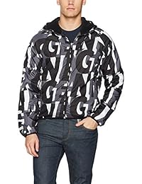 A√X Armani Exchange 男式全身字母标志风衣
