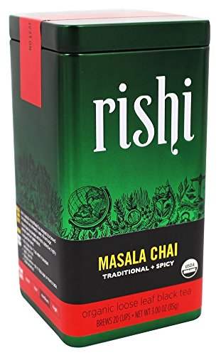 rishi tea-马萨拉柴有机散叶茶红茶-3 盎司.