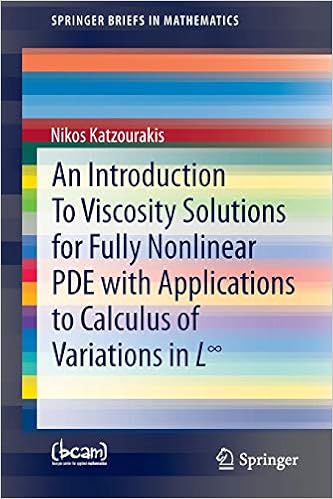 《an introduction to viscosity solutions for fully nonlinear pde