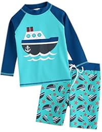 Vaenait 婴儿 2T-7T 男童*衣泳衣泳衣套装 幼儿