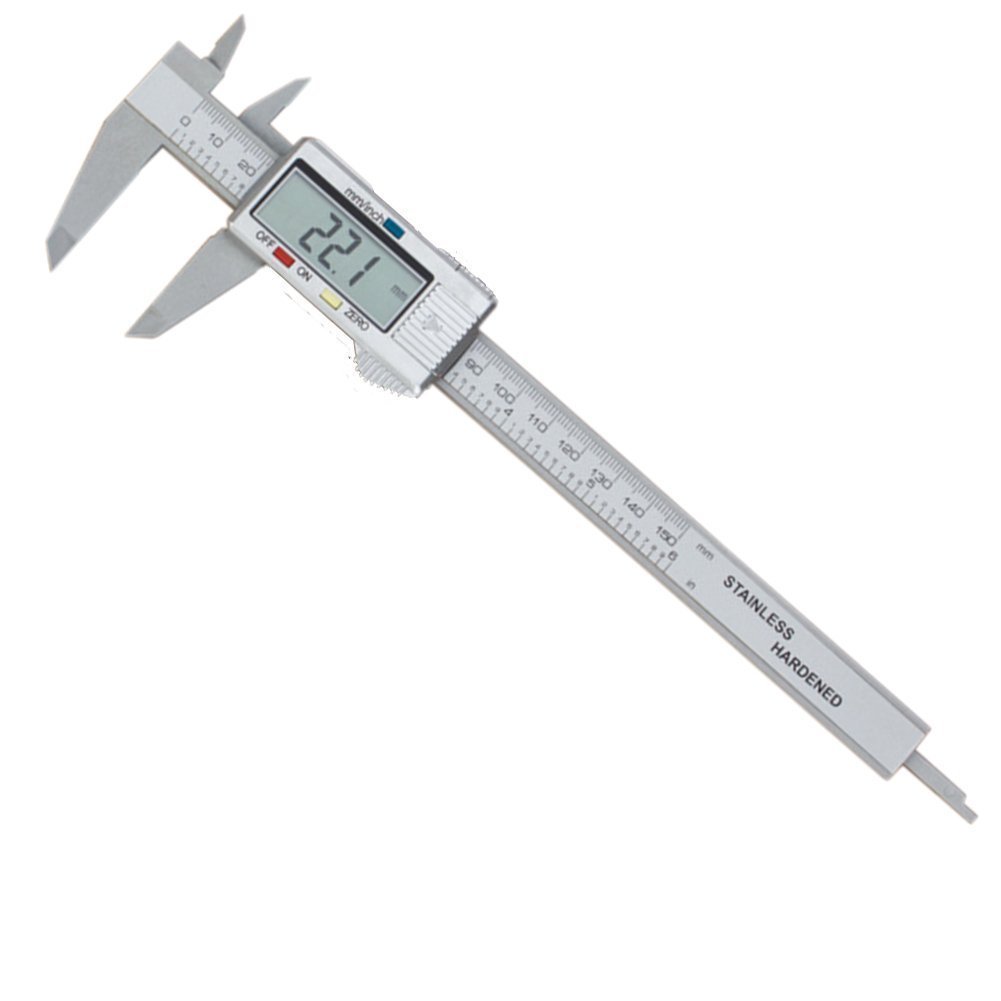 6英寸 lcd 数字电子碳纤维vernier caliper 计量器微计量工具*实拥哪