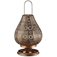 Trio Leuchten 吊灯 茉莉花 金属灯罩 复古黄铜色 Kupfer Antik