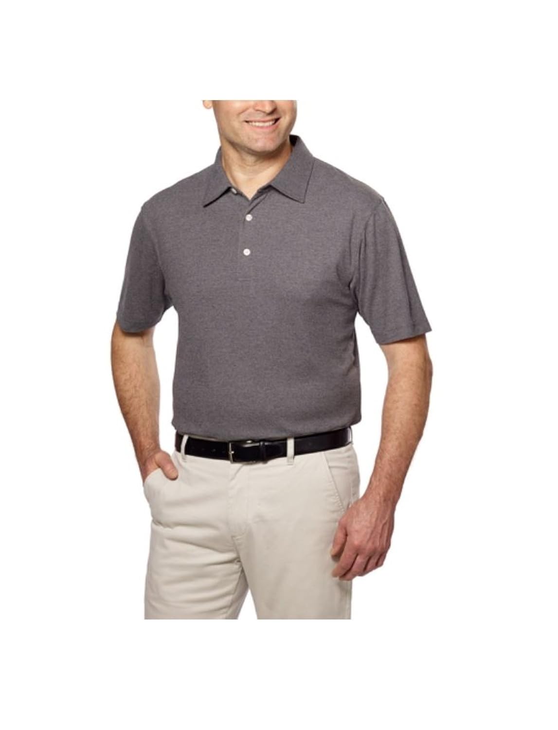 kirkland signature mens short sleeve pique performance polo