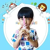 【现购买有4个刷头】prooral博皓2206儿童电动牙刷软毛宝宝小孩自动音乐牙刷标配2支牙刷头 (公主粉)