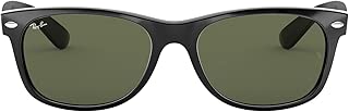 Ray-Ban RB2132 New Wayfarer Sunglasses 52mm, Black (901)