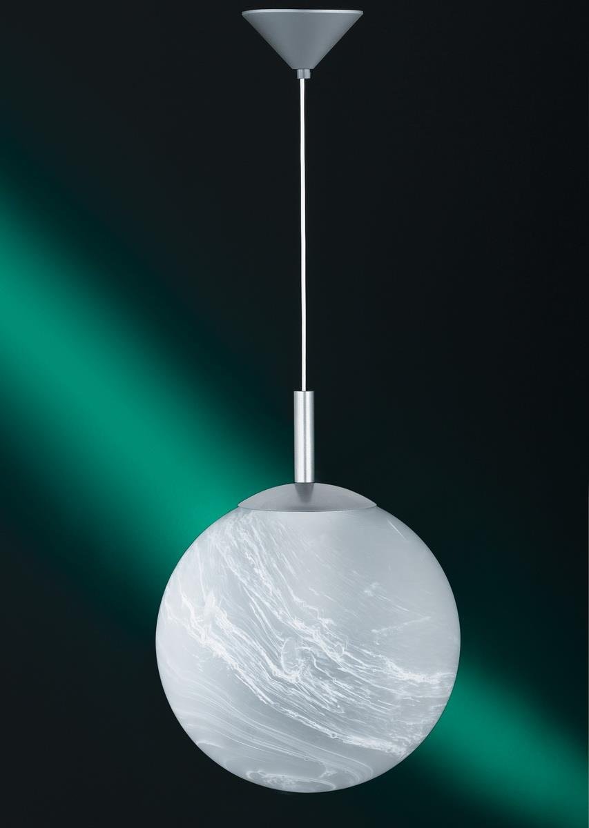 honsel 70861 球形吊坠金属吊灯 e27 白色