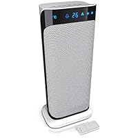 Brandson - 带遥控加热风扇|陶瓷加热风扇浴室节能静音|快速加热器带摆动功能 | 2x 加热档|定时器 | 加热器 | 加热器 | GS 认证