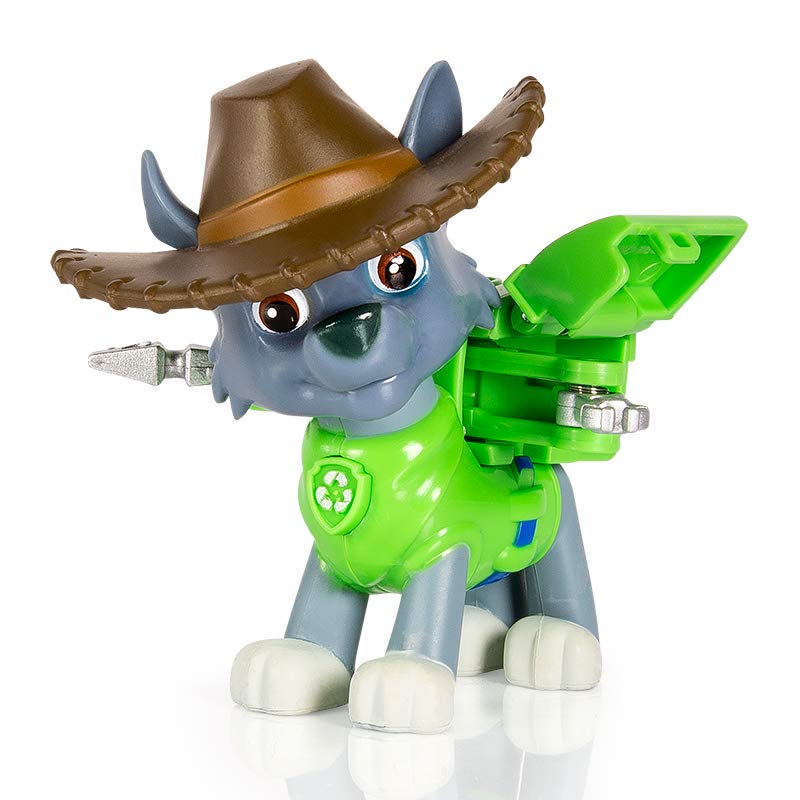 paw patrol 汪汪队立大功 狗狗巡逻队 牛仔英雄系列变形公仔-灰灰