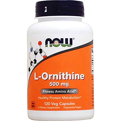 now foods l-ornithine, 120 capsules / 500mg 海