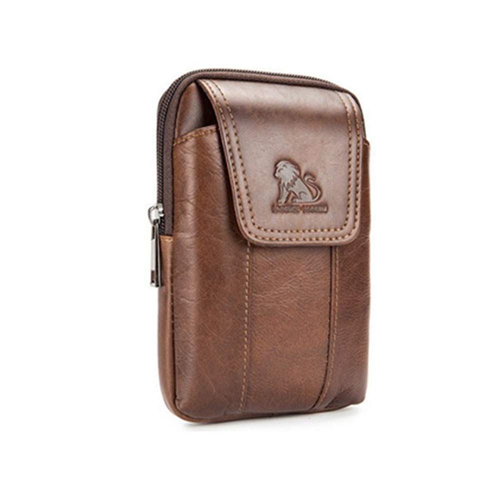 lixing 男士真皮腰包 休闲腰包 便携式腰包 小腰包 多功能腰包