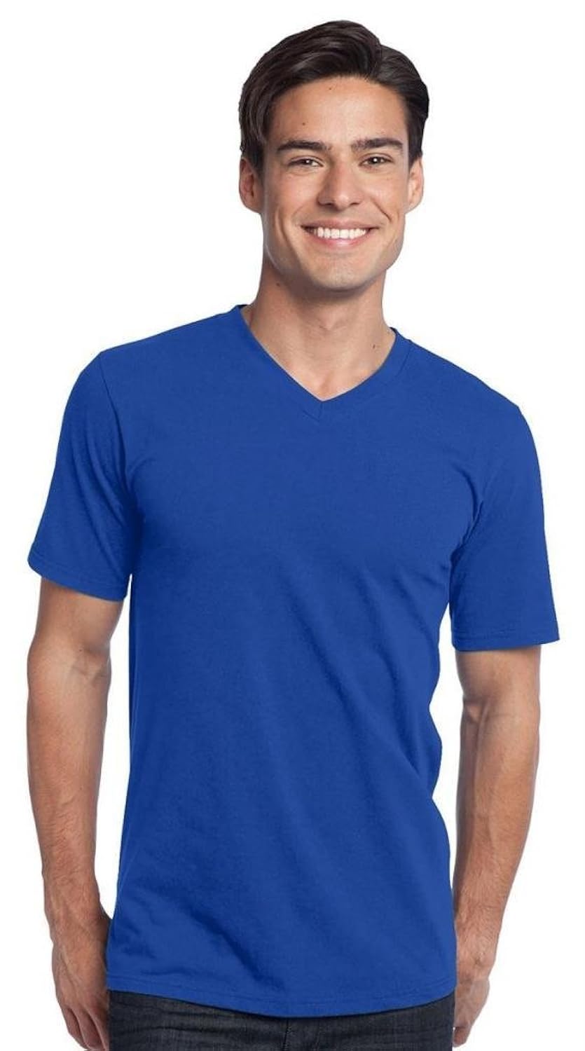 district young mens v-neck short sleeve concert t-shirt_deep