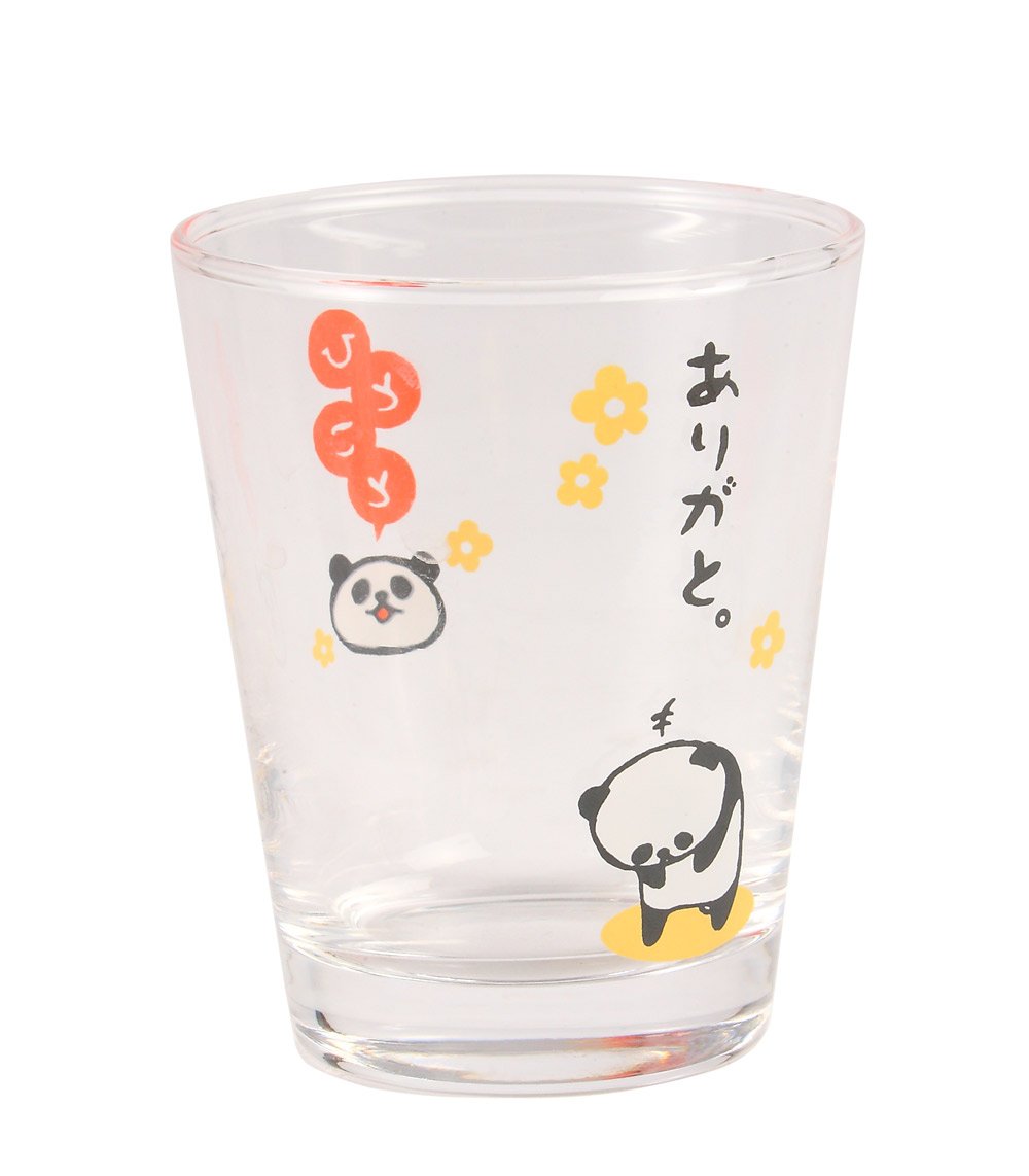 爱龙社 尤妮佳 玻璃杯 熊猫 谢了 ar-1445-1