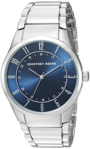 商品geoffrey beene mens quartz metal and alloy dress watch