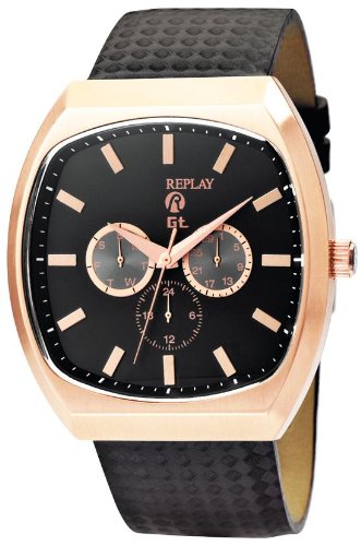 replay rx8604nnh mens analog quartz watch with chronograph and
