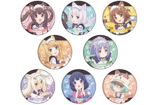 nekopara(nekopara)03 徽章 盒装 : 亚马逊中国: 玩具和游戏