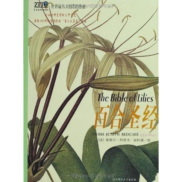 百合圣经 世界最伟大的百合图谱 皮埃尔 约瑟夫 雷杜德 Pierre Joseph Redoute 书评简介电子书下载kindle电子书