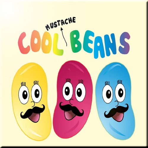 rikki knight rk-12intilec-1745 12" x 12" cool beans mustache