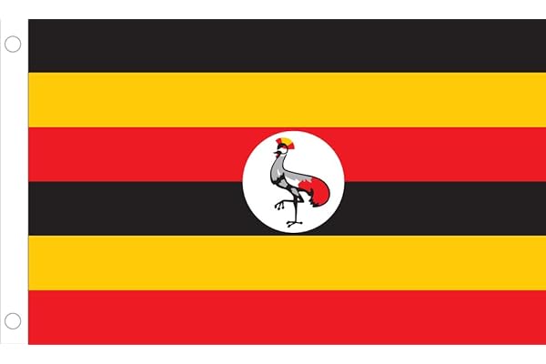 盟友旗帜户外尼龙乌干达国旗,2 英尺 x 3 英尺 : 亚马逊中国: diy 和