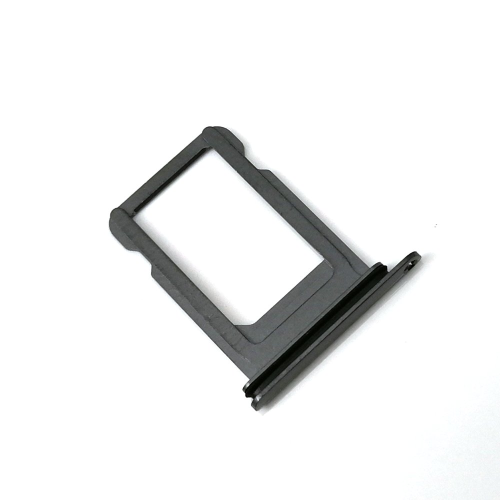 ateano sim 卡夹插槽托盘带防水橡胶环替换零件 适用于 iphone x 黑色