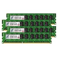 Transcend DDR3-1866 ECC 无缓存（兼容最新 2013 版 Mac Pro） 绿色/黑色 16 GB