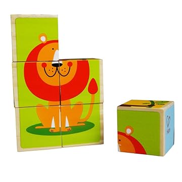 【中国亚马逊】 hape 迷你动物立体六面拼图 6块小装 - 玩具 - amazon