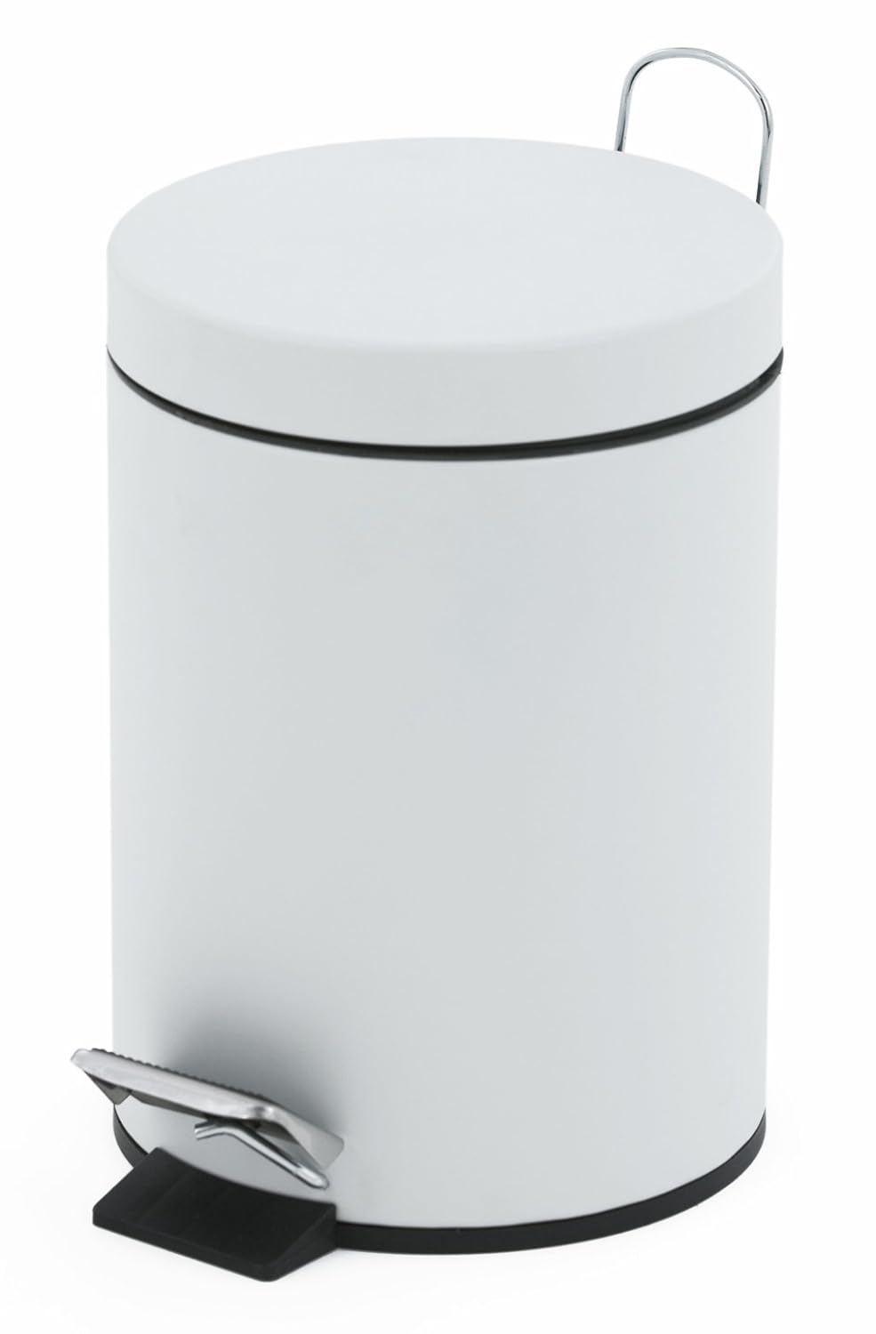 v-part pedal bin 5 升,白色