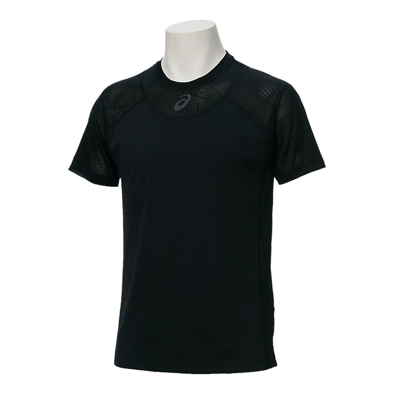 (亚瑟士) asics 网球短袖衬衫 m athlete 散热142327 黑 xxl