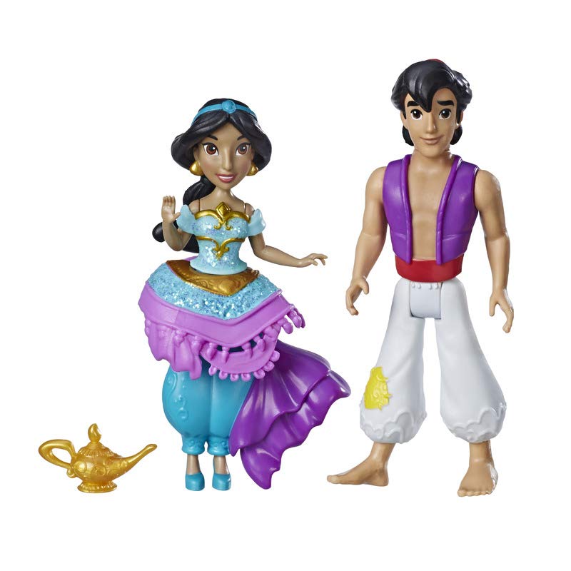 disney 迪士尼公主小玩偶系列公主与王子套装 茉莉公主 & 阿拉丁e3082