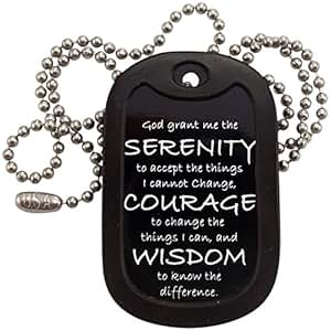 *狗牌 - serenity prayer 狗牌项链 - tag-z