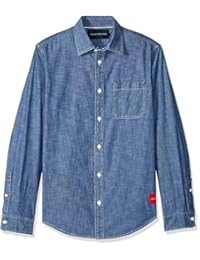 Calvin Klein 男士长袖基本牛仔衬衫