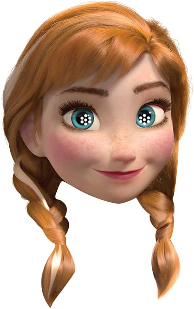 disney 儿童/儿童官方冰雪奇缘安娜面具