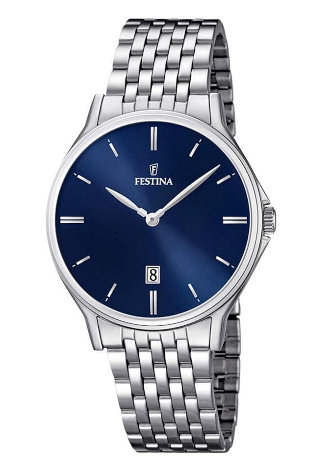 【跨境自营】festina 法斯蒂纳 石英男士时尚腕表,带日历 f16745/3