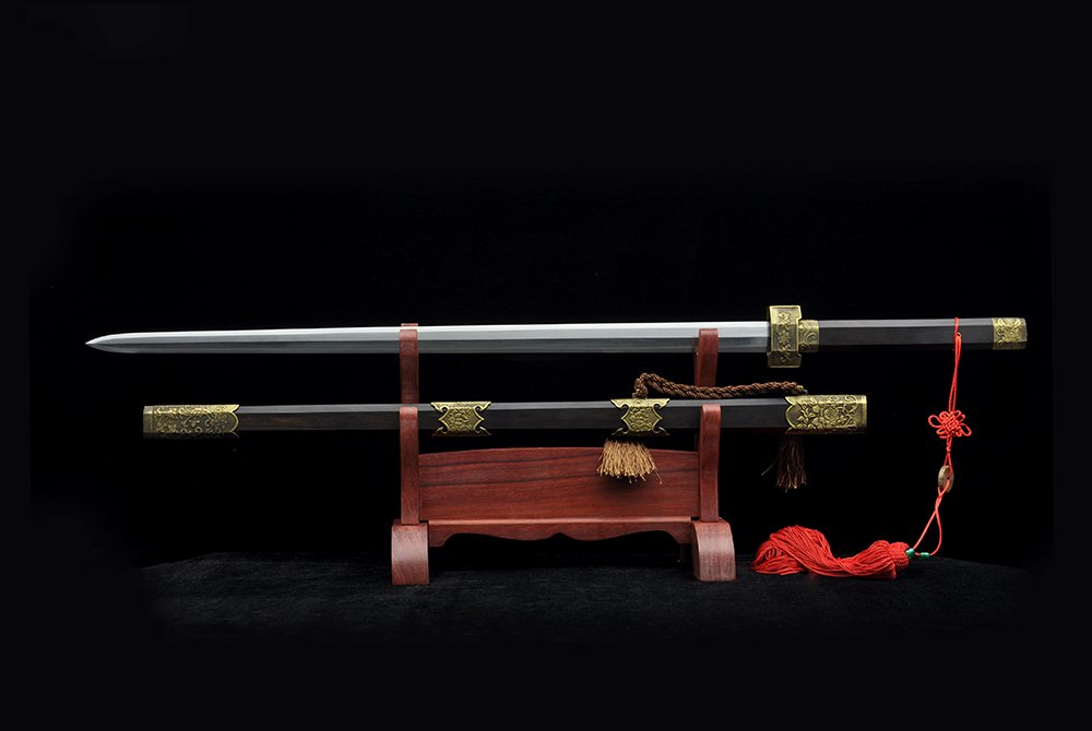 沈广隆 丹萍剑 送剑架 手工传统剑 龙泉宝剑 龙泉沈广隆剑铺 工艺礼品