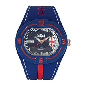 b360 手表中性石英手表模拟显示屏和硅胶表带 b proud 新英伦 l 码