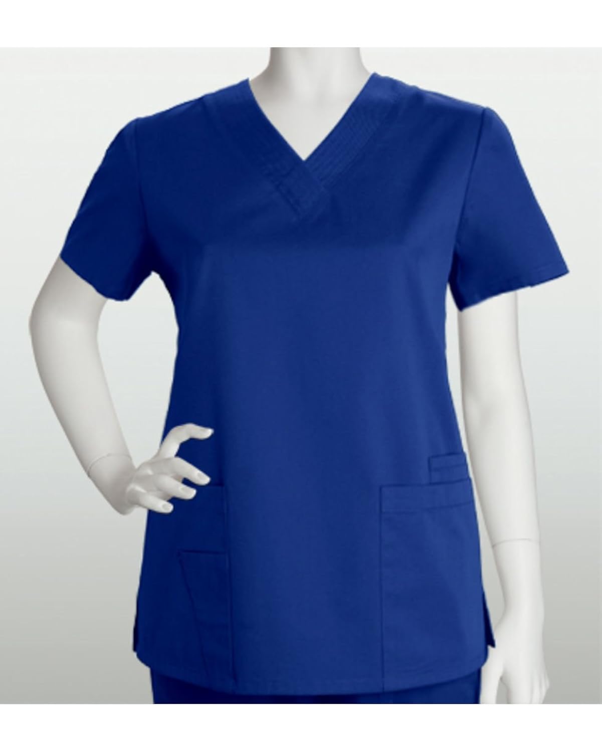 icu by barco 女式 missy 4袋细节 v 领磨砂上衣( twilight 2x l 码)