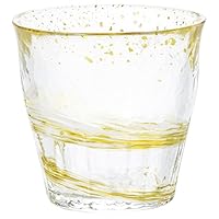 Tsugaru 津轻 Vidro 防滑 岩石杯 金箔玻璃 300毫升 麦