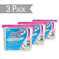 DampRid DR 18盎司DISP.MST ABS W/活性 CCL 3 件装 SIOC 吸湿器，1 个尺寸，蓝色，18 盎司