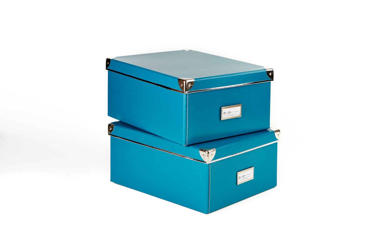 552281401 mika 通用包装盒,2-it 套装,36 x 28 x 16厘米,蓝绿色