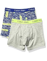 Calvin Klein 男童现代棉质平角内裤，多件装