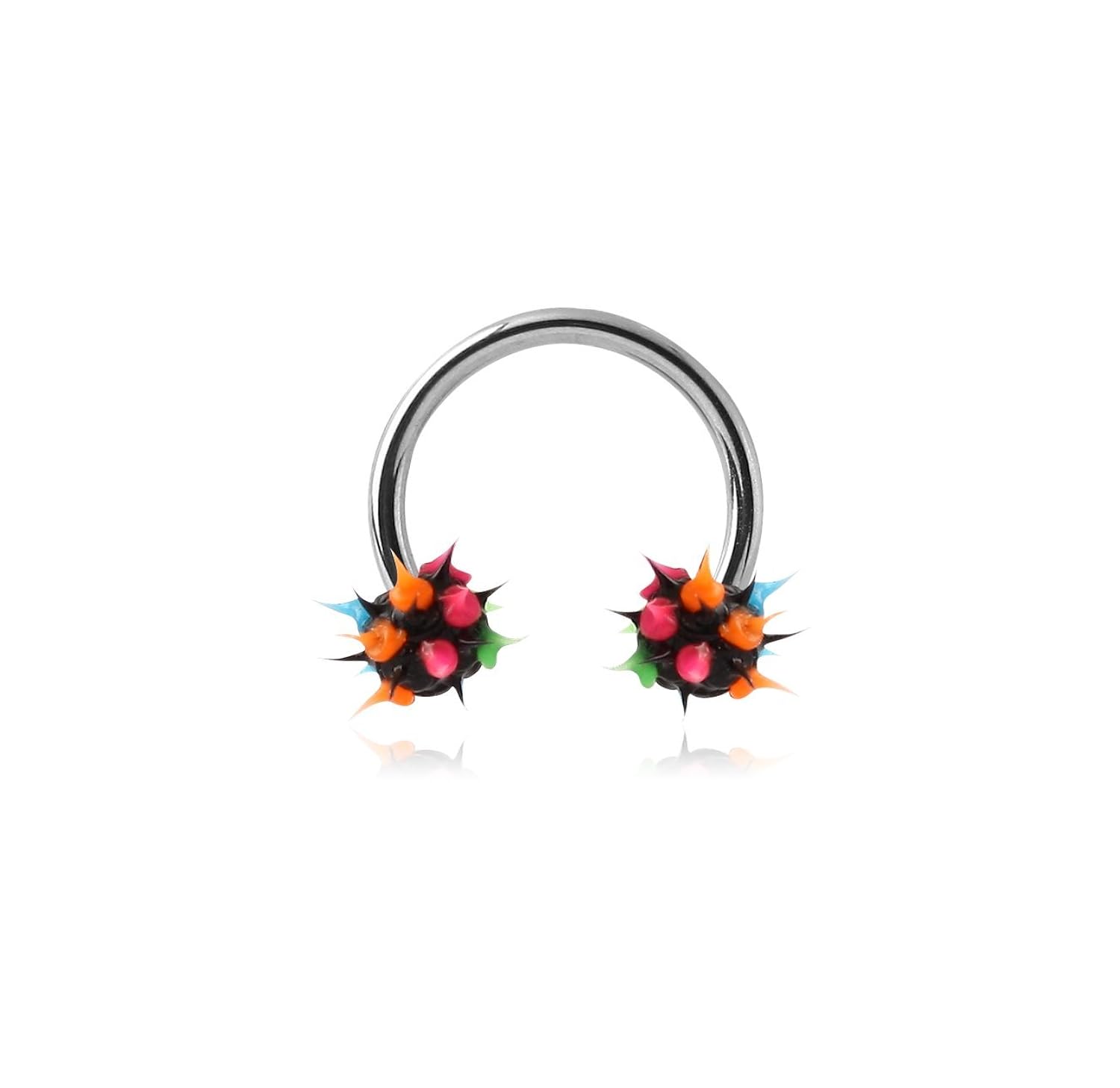 bubble body piercing 圆形杠铃状肚脐饰品–*钢材杠铃状肚脐饰品带