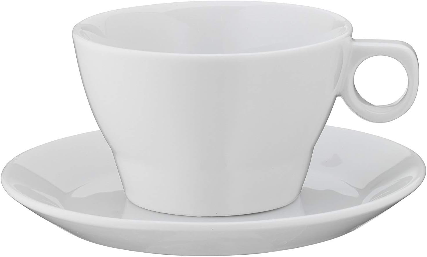 wmf 0686229440 cappuccino cups, porcelain, silber, 20 x 20 x 30