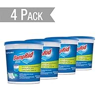 DampRid DR 湿润 ABS 10.5OZ 纯亚麻 4 件装 - SIOC 吸湿器，1 个尺寸，蓝色，10 盎司