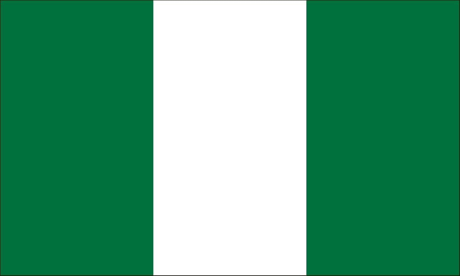 valley forge flag 3-foot by 5-foot nylon nigeria flag