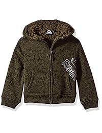 Reebok 男童运动毛衣羊毛夏尔巴夹克