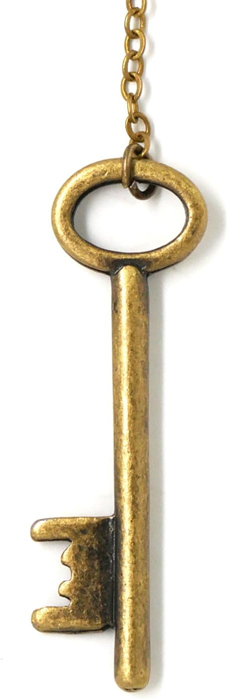 slip on 书签 锌合金 镀铜 钥匙 复古金色