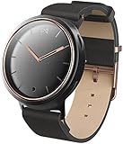 misfit Phase 智能复合腕表 曜石黑玫瑰金皮质腕带 智能手表 不锈钢机身 支持iOS、Android系统