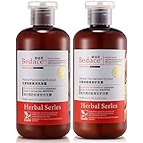 碧迪思生姜洗发护发两件套装 生姜防脱育发洗发露500ml+生姜防脱育发护发素500ml 防脱发育发密发洗发水套装 无硅油控油去屑洗发乳套装 适合所有发质