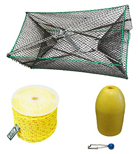 商品kufa sports galvanized steel foldable prawn trap with 5/16"x