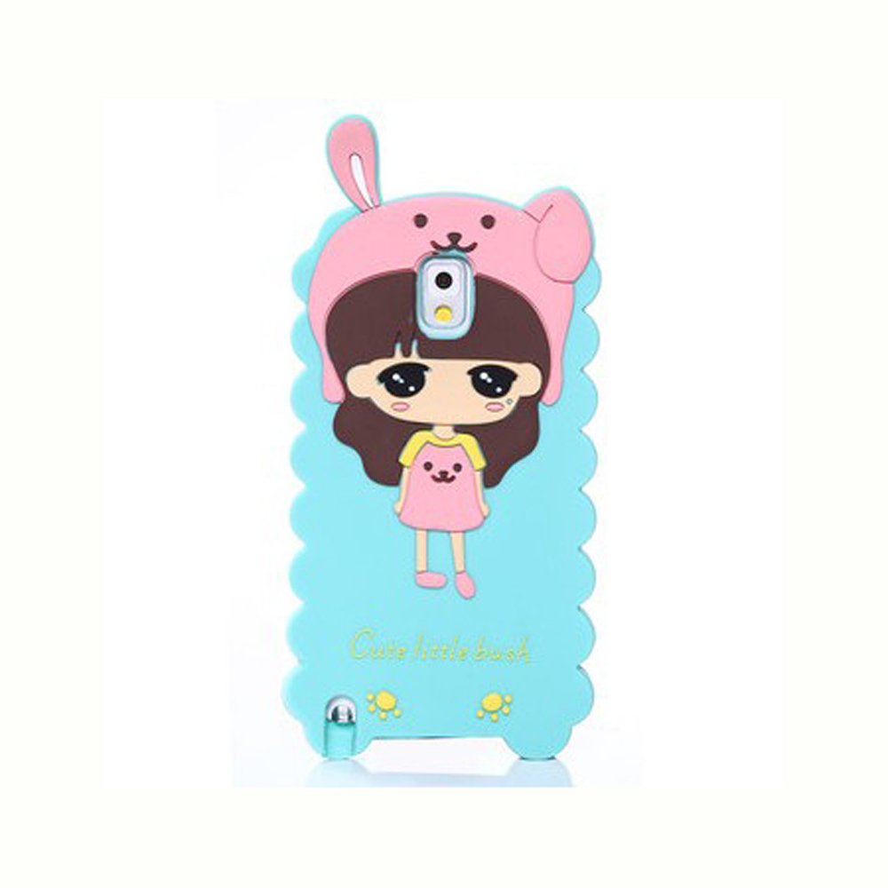 okcsc 韩国小希女孩保护套 三星note3 n9002 n9008 卡通硅胶手机保护